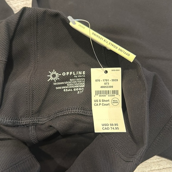 Offline by Aerie Goals 7/8 Hi-Rise Leggings size S short - Picture 12 of 13